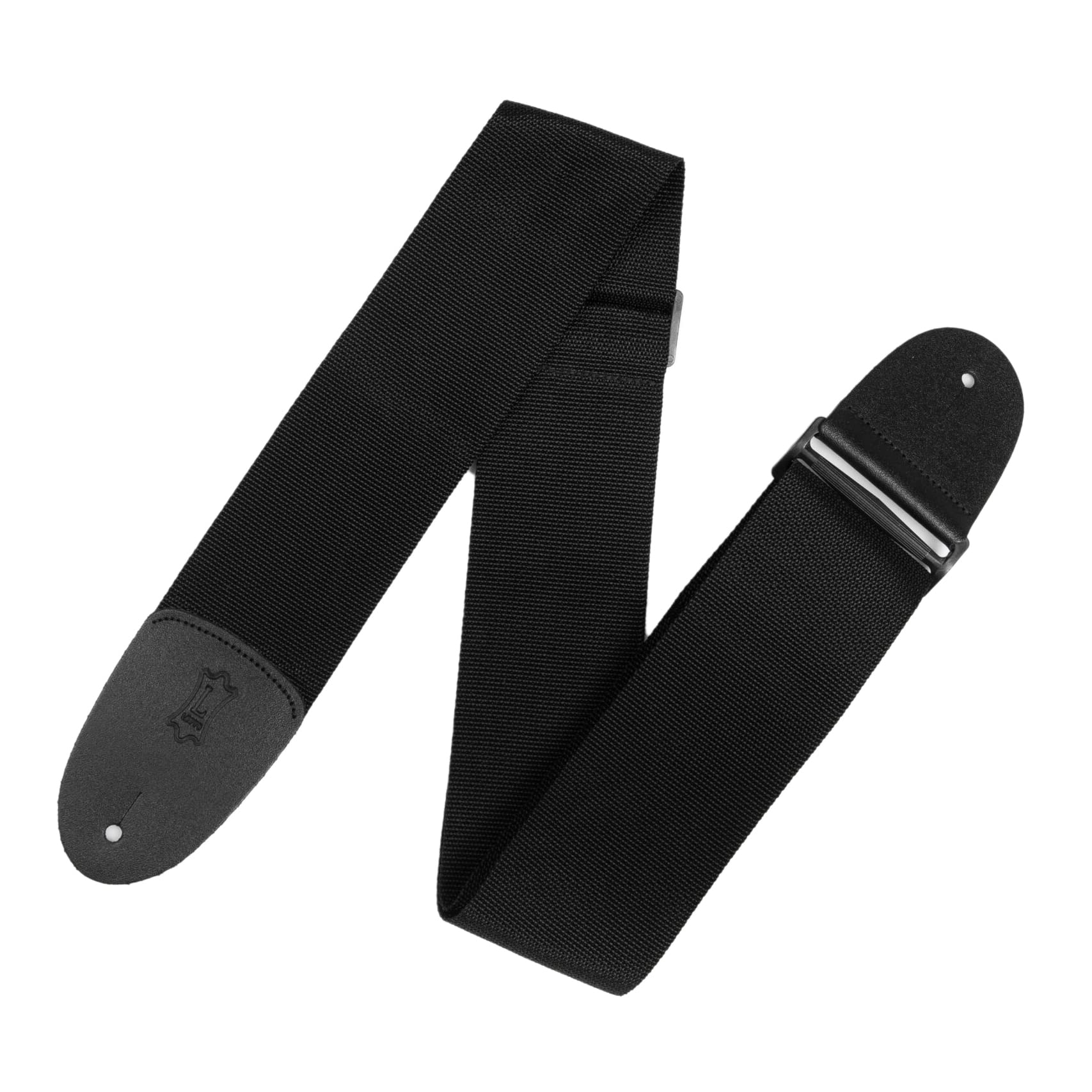 Levy's M8P3-BLK 3-inch Polypropylene Guitar Strap - Black