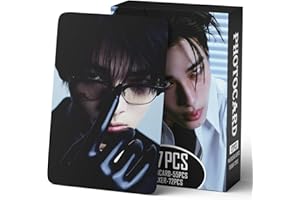 Yuto 127 PCS Photocards 55 PCS Lomo Cards Set 72 PCS Stickers postcard Gift Merchandise for Boys and Girls(NI KI)