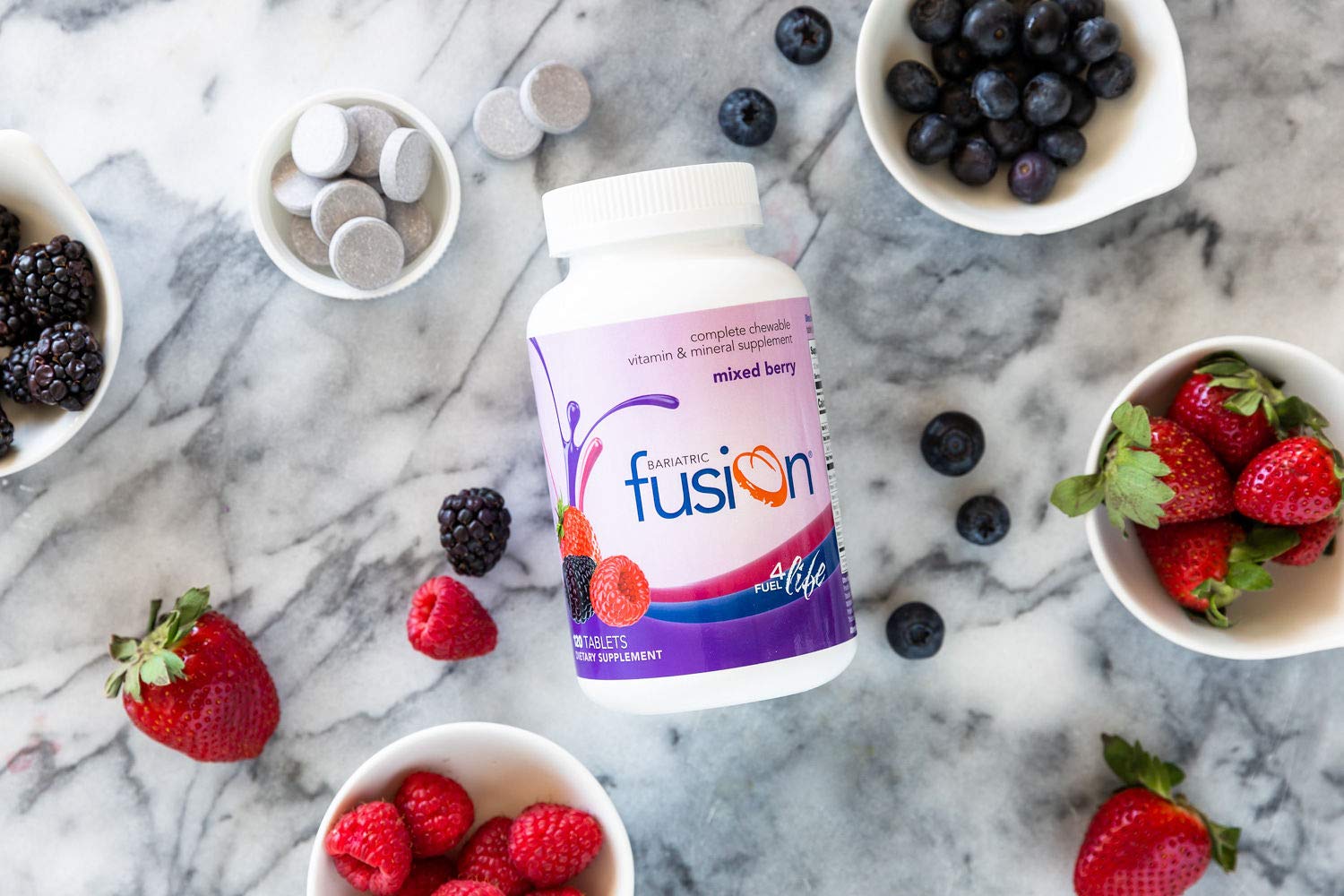 Bariatric Fusion Mixed Berry Complete Chewable Bariatric Multivitamin