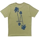 RVCA Mens Men's Crossed Palms Ss Short Sleeve Tee