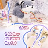 Tagitary Electronic Plush Dog Toy Walking Barking Tail Wagging Leash Toddler view 2