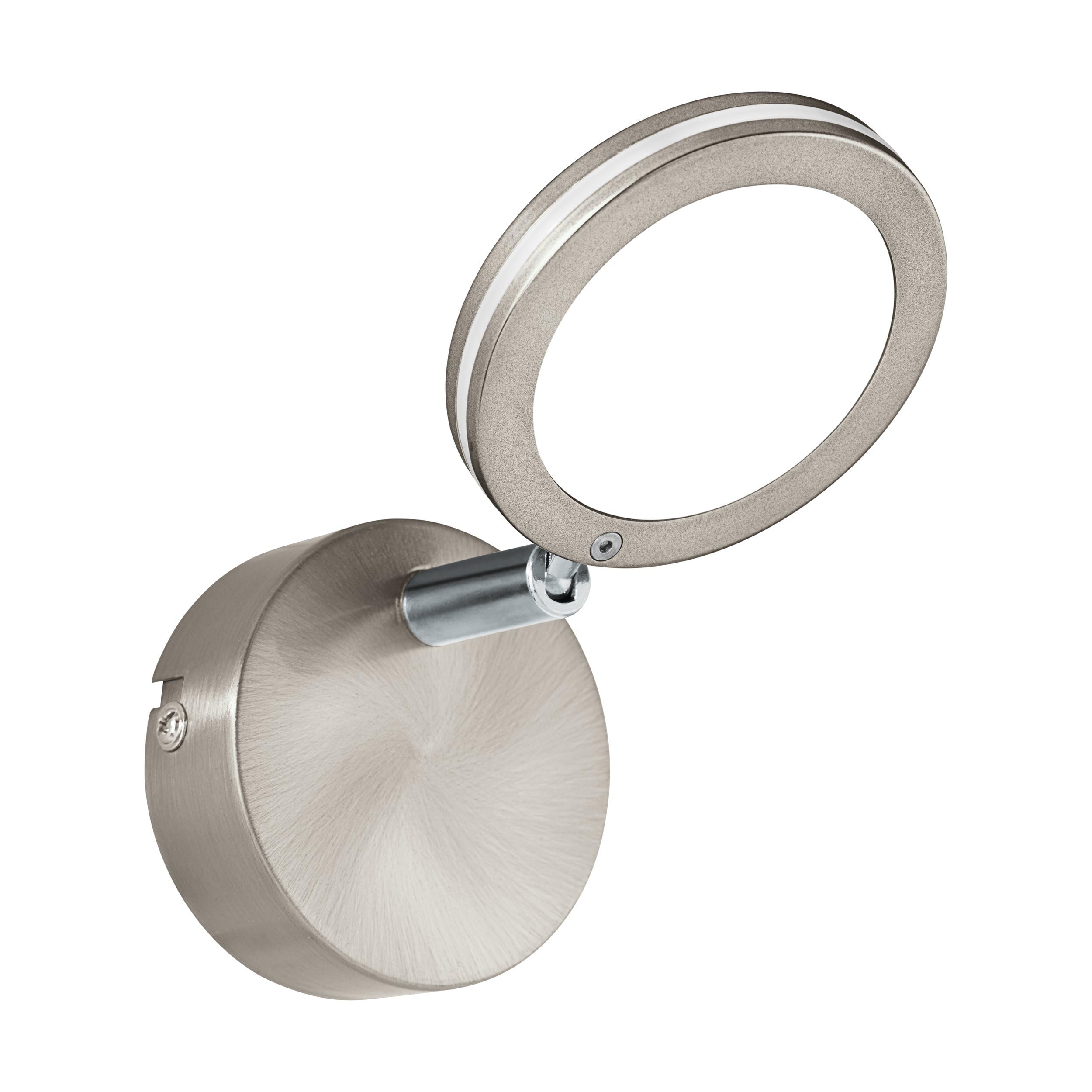 EGLO Karystos Spotlight, Steel, 4 W, matt Nickel, Chrome