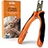 GoPets Nail Clipper for Small to Medium Pets, Quick Sensor Safety Guard, Heavy Duty Trimmer for Thick Nails, Stainless Steel 