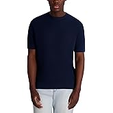 Karl Lagerfeld Mens Textured Striped Short Sleeve Shirt