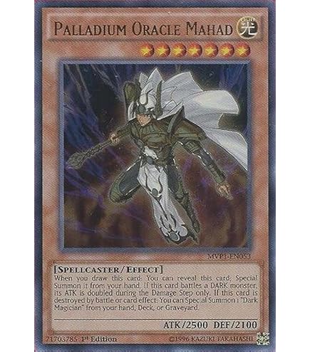 Amazon.com: YU-GI-OH! - Palladium Oracle Mahad (MVP1-EN053) - The