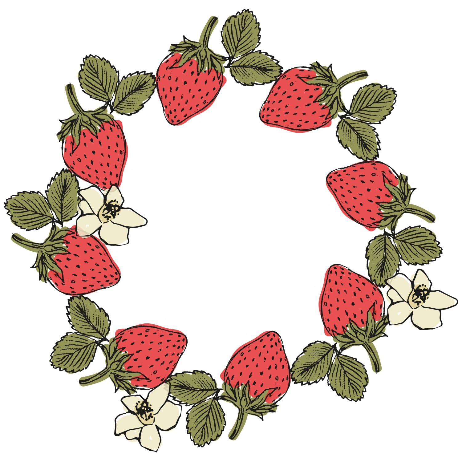 Sizzix™ Clear Stamps Set 19PK – Botanical Fruit by Lisa Jones