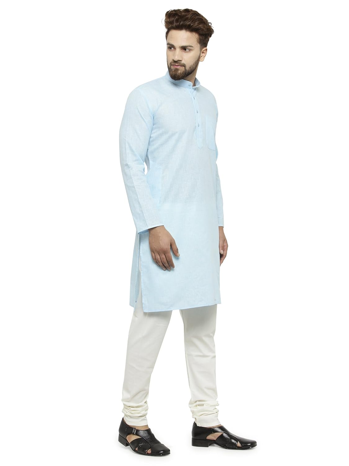 ben martin rich cotton blend kurta pyjama for men