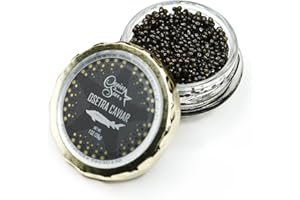 CAVIAR STAR Royal Amber Osetra Caviar - Russian Sturgeon Roe - Cru Dynasty (1 ounce (28 grams))