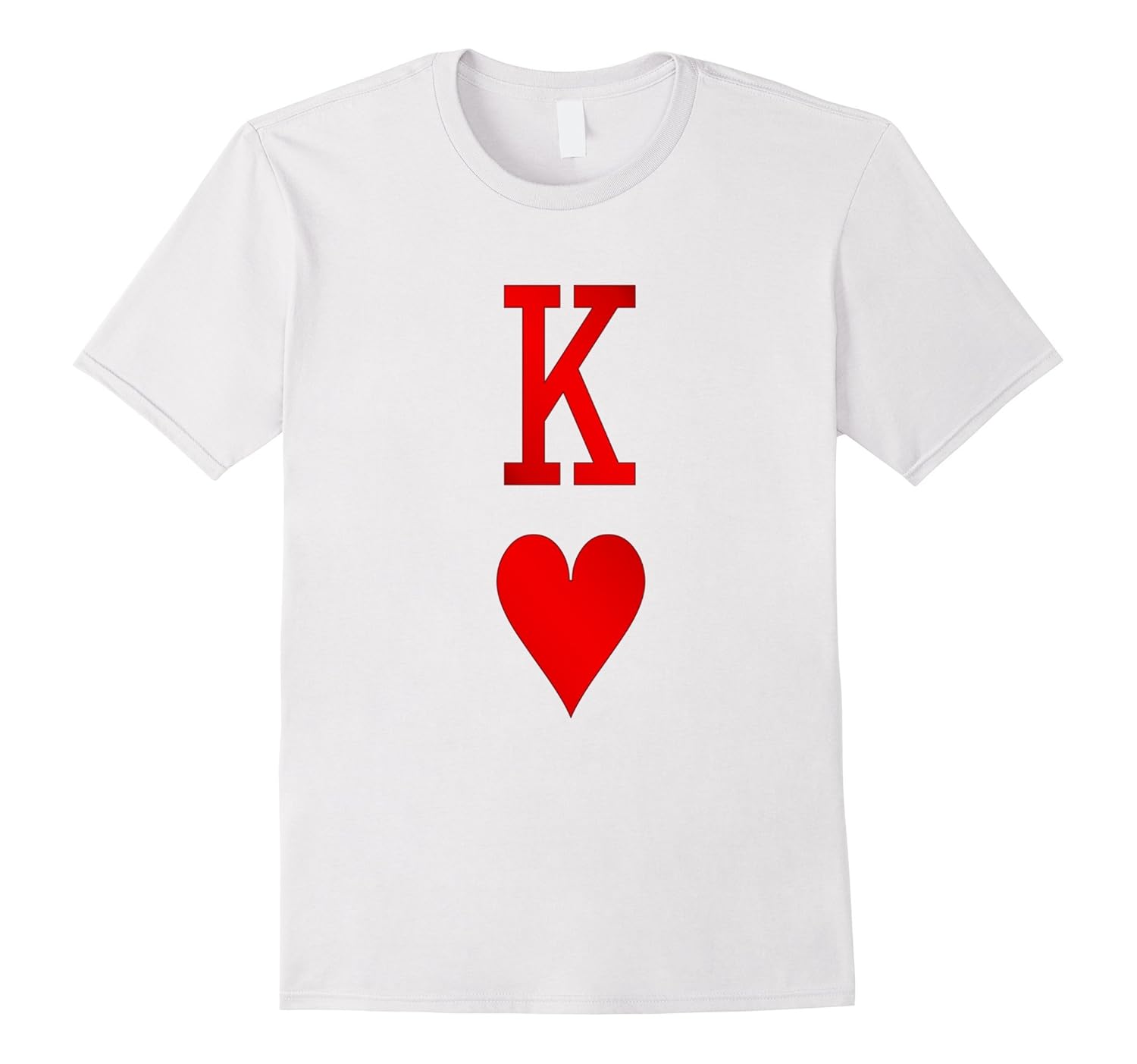 Playing Cards Costume, Halloween King of Hearts Tee Shirt-ANZ