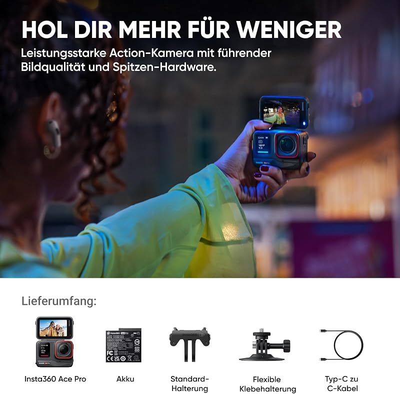 Ace Pro - Actionkamera, mit Leica entwickelt