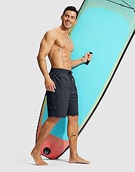 Men's Swim Trunks No Liner 9" Board Shorts Quick