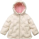Rokka&Rolla Baby Toddler Girls' Water-Resistant Sherpa Fleece Lined Puffer Jacket Winter Coat