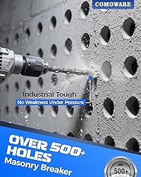 COMOWARE SDS Plus Rotary Hammer Drill Bit Set