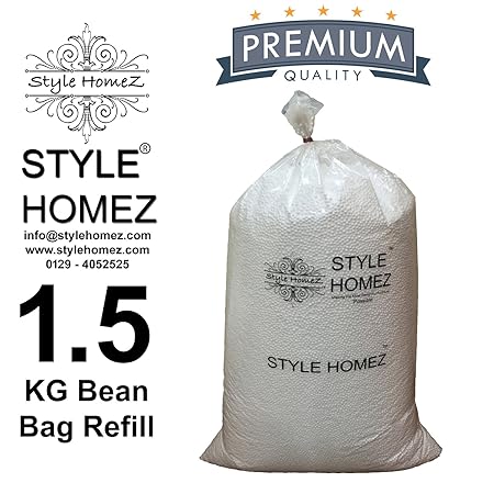 Style Homez 1.5 Kg Premium Bean Bag Refill for Bean Bags