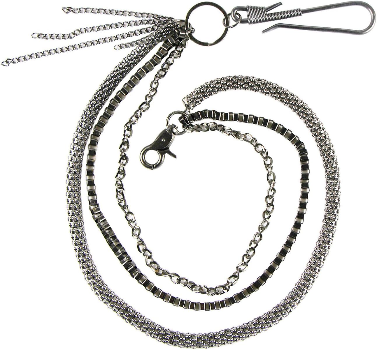 Men Fashion Punk Hip-hop Pants Trousers Key Chain Rock Non-mainstream Waist Wallet Chain