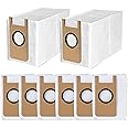 EXTRAVIS 6 Pack 3.5L Large Dust Bags V5 Robot Vacuum Cleaner Self-Emptying Dock, Replacement Dust Bag