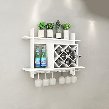 Yan An Der Wand Befestigter Wein Gestell Einfacher Europaischer Art Wein Kabinett Wein Gestell Kreativer Wein Lagerregal A Amazon De Kuche Haushalt