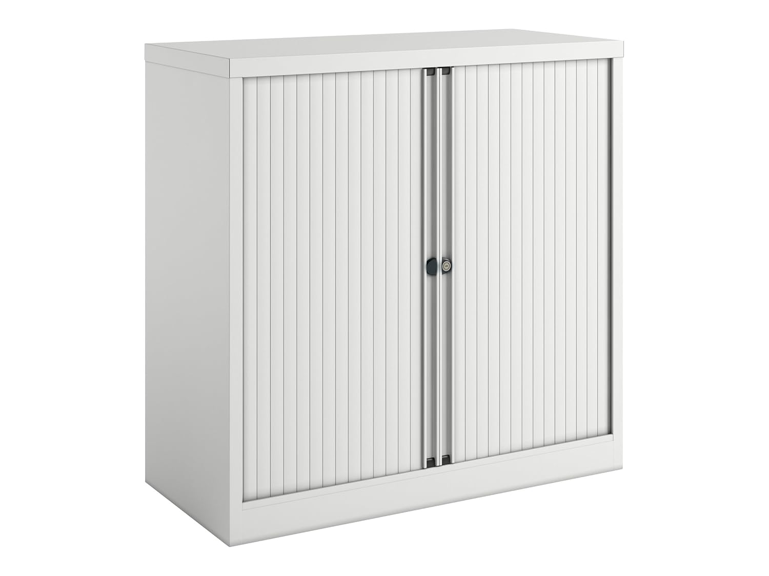 Bisley Essentials Sl355 Metal Roller Shutter Cabinet With 1 Shelf