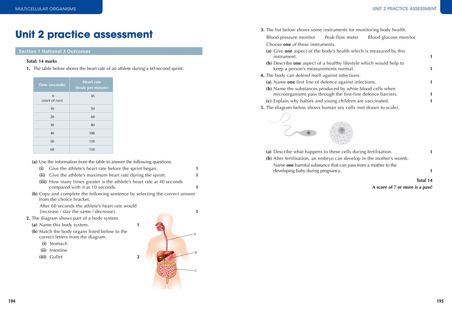 National 4 biology homework booklet 07 image