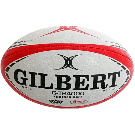 Image result for Gilbert G TR4000 Trainer Rugby Ball 12 Pack red