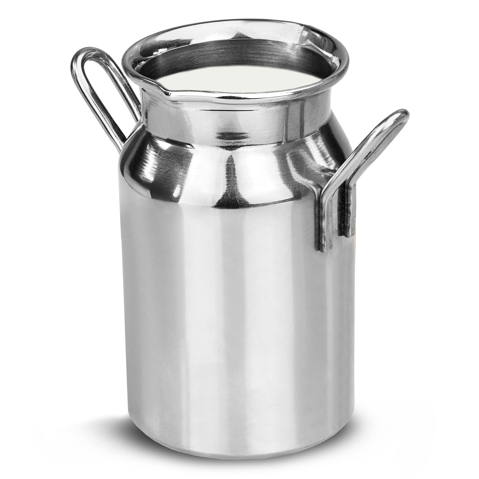 bar@drinkstuff Stainless Steel Mini Milk Churn 4.75oz / 135ml (135ml, 6, Count)