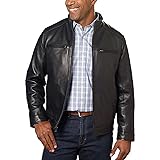 boston harbor mens leather jacket