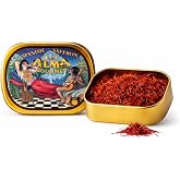 Alma Gourmet Spanish Saffron Threads 2g (0.07 oz) - 100% Pure Natural Saffron Spice, Premium Dried Saffron Strands for Cooking, Real Spanish Saffron from Spain