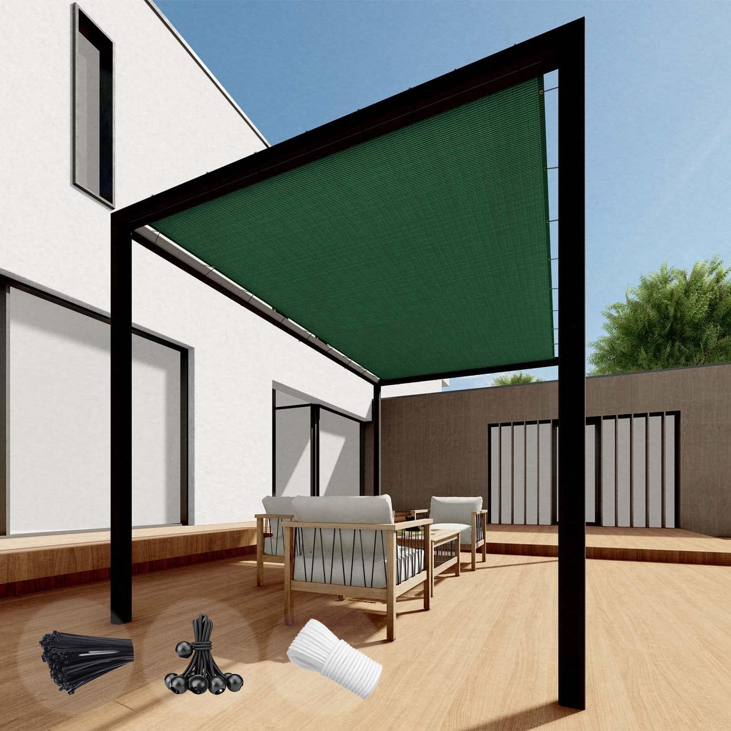 SunnyRoyal 23'x40' Sun Shade Sail Straight Edge