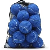 SHYUJAJIE Tennis Ball,20 Pack Practice Balls Bulk,Dog Balls with Mesh Bag | Colorful Heavy Duty Tennis Training Ball for Beginners, Exercise Playing Balls for Pet Dog