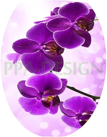 abattant wc fleurs