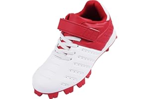 Sooneeya Kid's FG Baseball Cleats - Lightweight Softball Shoes for Boys Girls - Athletic Youth Softball Shoes