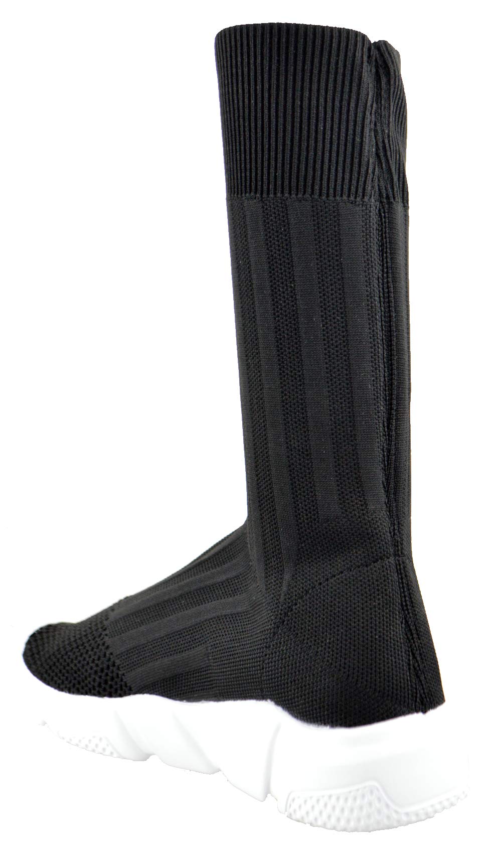 Forever Link Sock 12 Womens Elastic Fabric Knit Hightop Sneaker - Image 4