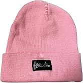 Dr. SwagFit Unisex Knit Beanie Hat Winter Warm Fleece Lined Skull Cap for Men Women - Soft, Comfortable, Stretchy, Classic Style for Daily Wear Pink