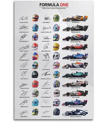 Amazon.com: HWC Trading Max Verstappen Formula 1 Gifts Printed