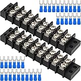 Terminal Block,2 Pack 8 Circuits 20-30A 200v-450v