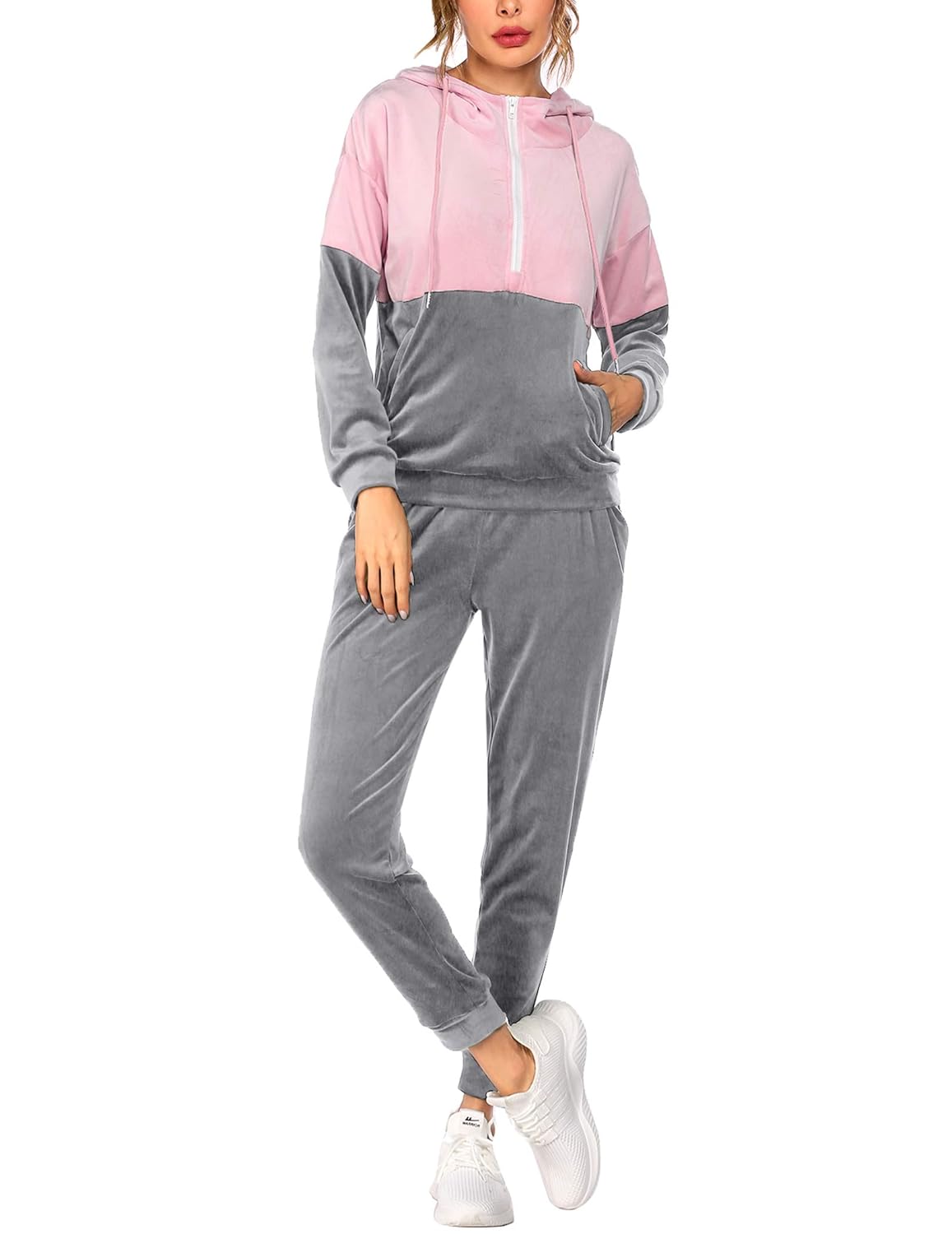Buy Hotouch Women 2 Piecess Tracksuit Sets Soft Comfy Warm Up Suits