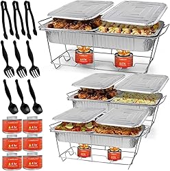 Disposable Chafing Dish Buffet Set, 33 Piece of