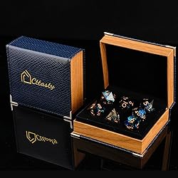 Cttasty DND Dice Set Resin Sharp Edge Dice Set