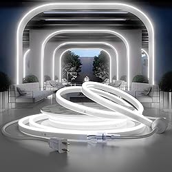 HRGXYUN 110V LED Neon Rope Light,Dimmable 16.4ft