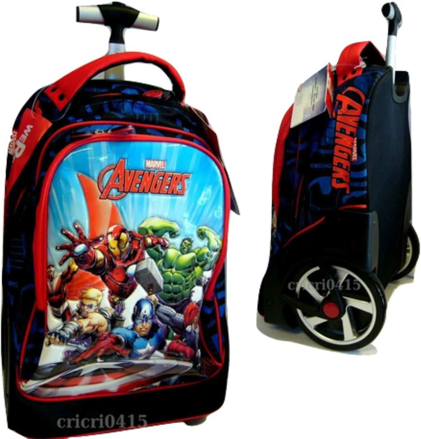 limitata IL TROLLEY CHE FA LE SCALE DA SOLO SCUOLA Marvel ediz ZAINO  TROLLEY STEP UP AVENGERS Cancelleria e prodotti per ufficio  urban-earth.co.uk