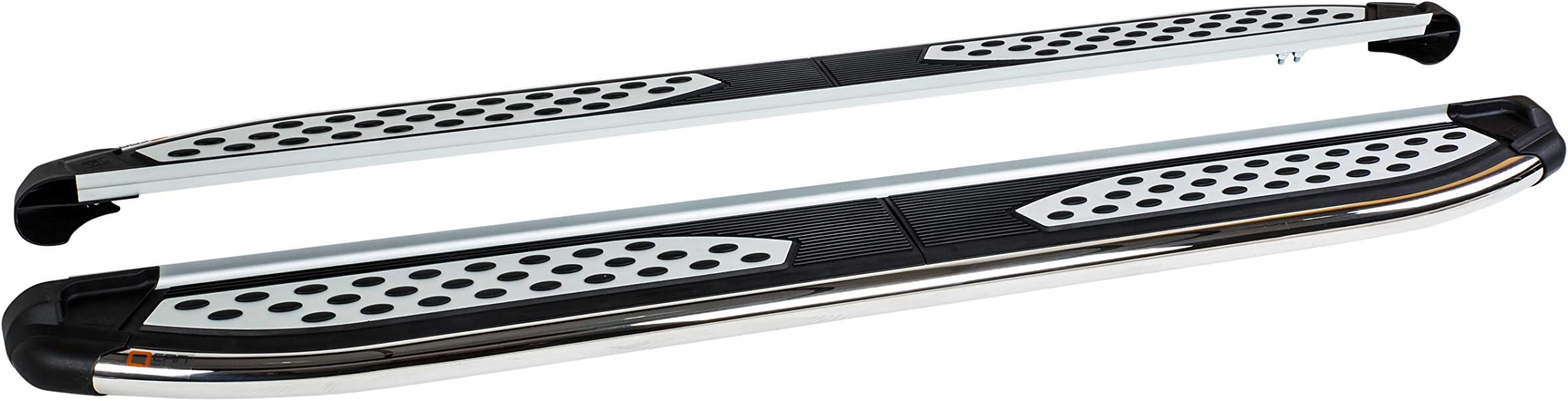 TVA Styling Plus Silver Side Steps - OEM Aluminum Running Boards - Compatible with Captiva 2006 On