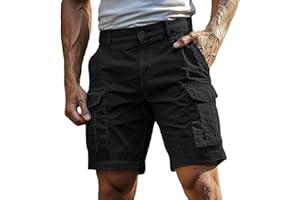 Cargo Shorts for Men 2026 Stretch Cotton Elastic Waist Work Short Summer Outdoor Relaxed Fit Golf Hiking Shorts with Pockets