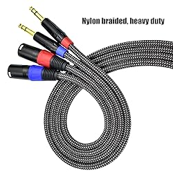 Ihurllu Balanced 1/4" TRS to XLR Male Patch