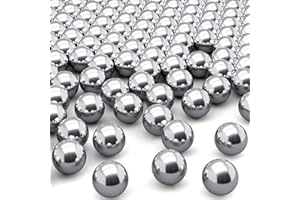 PAGOW 200 Pcs Paint Mixing Balls Nail Polish 316 Stainless Steel Bearing Balls, 3.5mm/apr. 0.14”