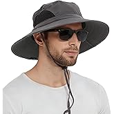 EINSKEY Wide Brim Sun Hat, UPF 50+ UV Protection Waterproof Packable Bucket Hat for Men & Women, Fishing Hiking Beach Garden