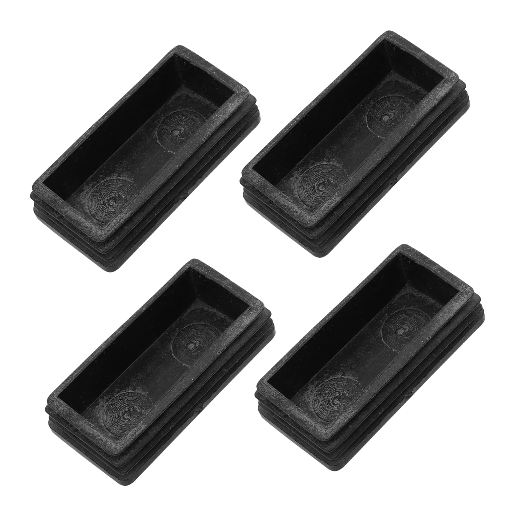 BESTonZON 4pcs Ladder Foot Cover Ladder Feet Rubber Floor Protector Non-Skid Ladder Mats Furniture Protector Ladder Feet Pads Foot End Caps Cover Non Furniture Pad Plug Rectangle