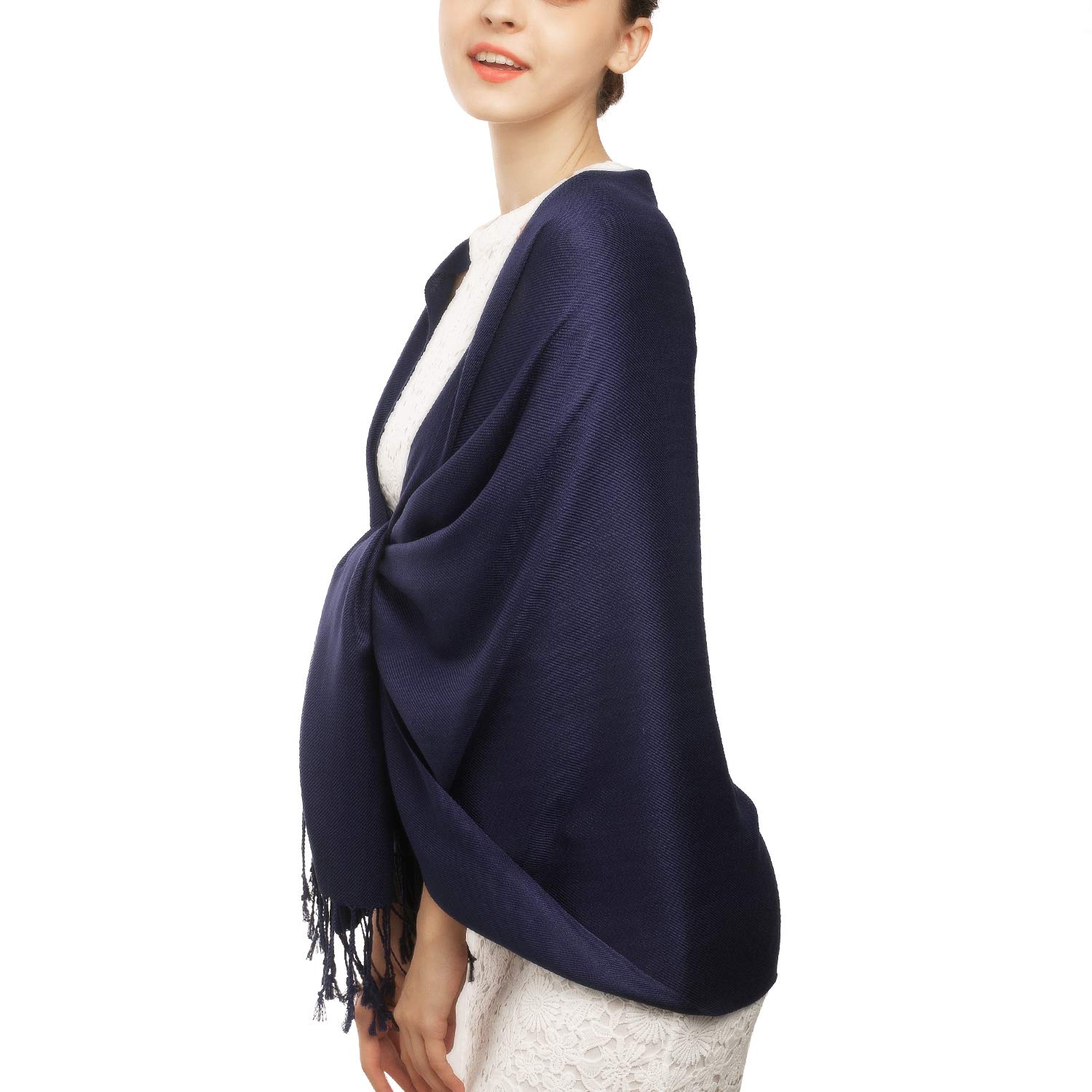 Women's Silky Scarf Pashmina Shawls and Wraps for Wedding Favors Bride Bridesmaid Gifts Evening Dress Shawl Women's Silky Scarf Pashmina Shawls and Wraps for Wedding Favors Bride Bridesmaid Gifts Evening Dress Shawl