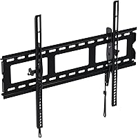Sanus Universal Low Profile Tilt TV Wall Mount for 37" - 80" LED, LCD & Plasma TVs, Eliminates Glare with 10º of Tilt & Post-