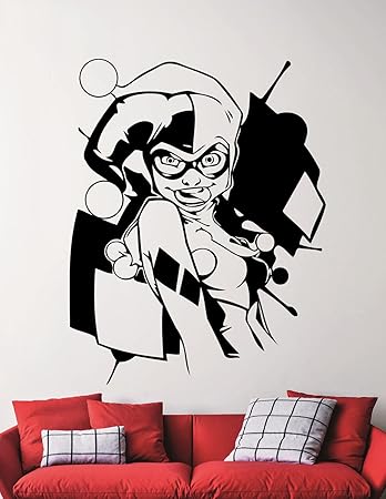 Amazon Com Harley Quinn Wall Decal Marvel Comics Superhero