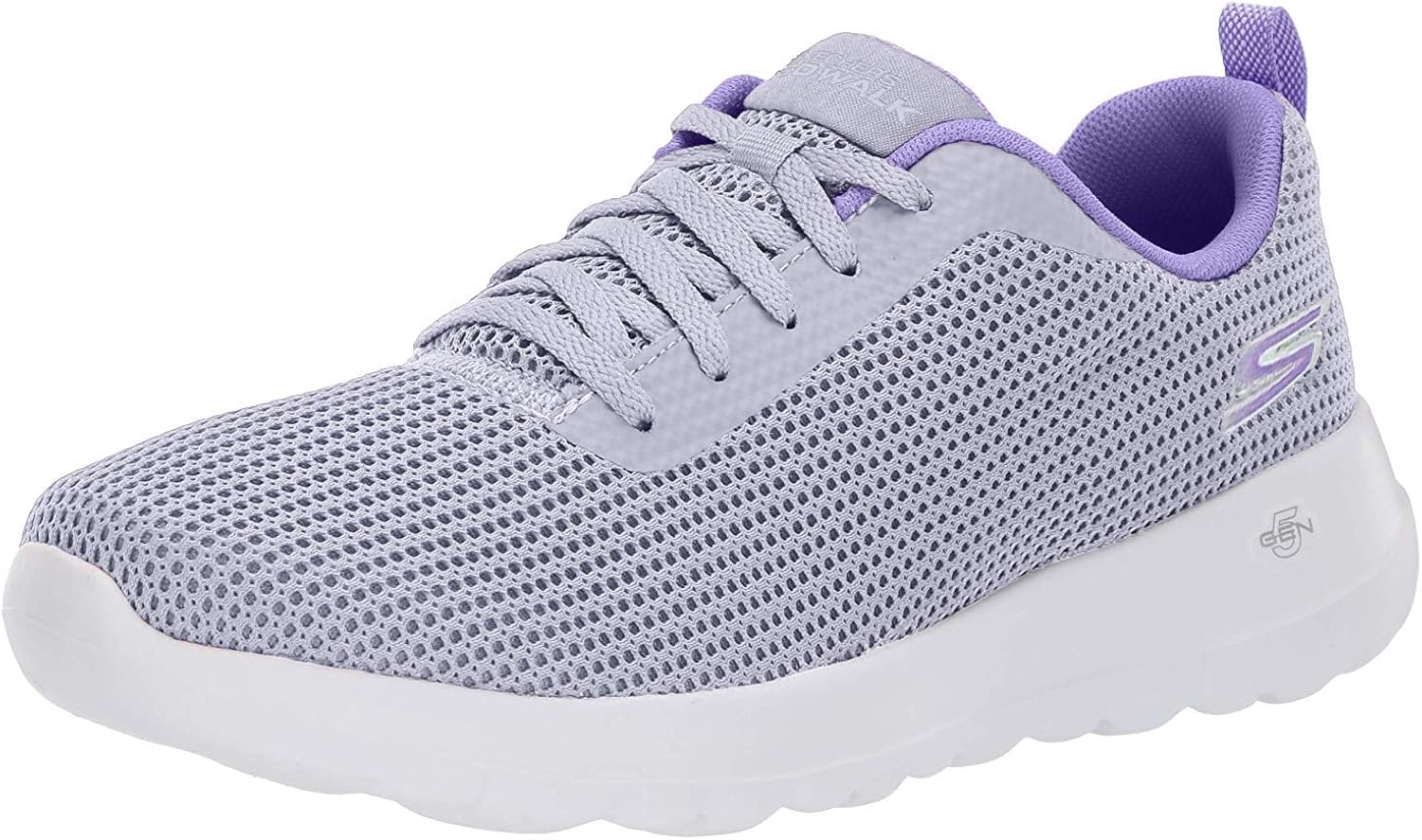 Amazon.com | Skechers GO Walk Joy Upturn Womens Sneakers Gray/Purple 5.5 | Walking